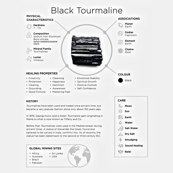 Black Tourmaline ✦ Wire Wrap Cuff ✦ 14Kt Gold Over Copper w/ Grounding Talisman - Picture 6 of 11